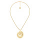 Collier pendentif spirale (doré) "Bagyo" - Ori Tao
