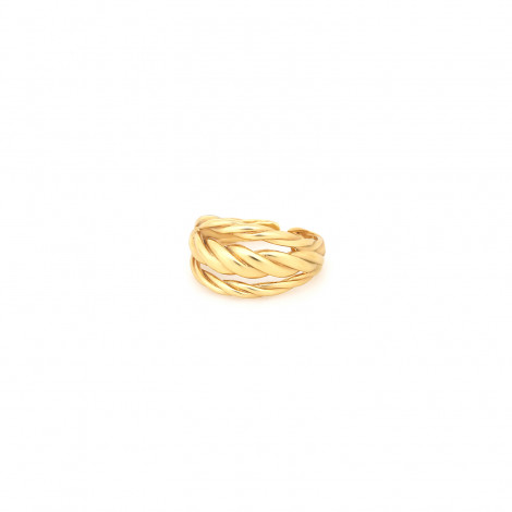 3 twists ring (golden) "Merida"